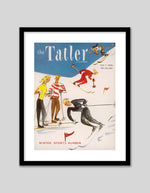 Winter Sports Number 1956 Art Print by Tatler Magazine