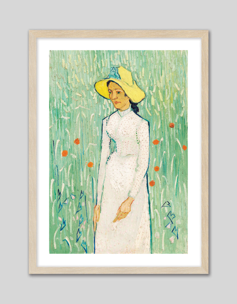 Girl in White by Vincent van Gogh | Vincent van Gogh Art Prints | The Good Poster Co.